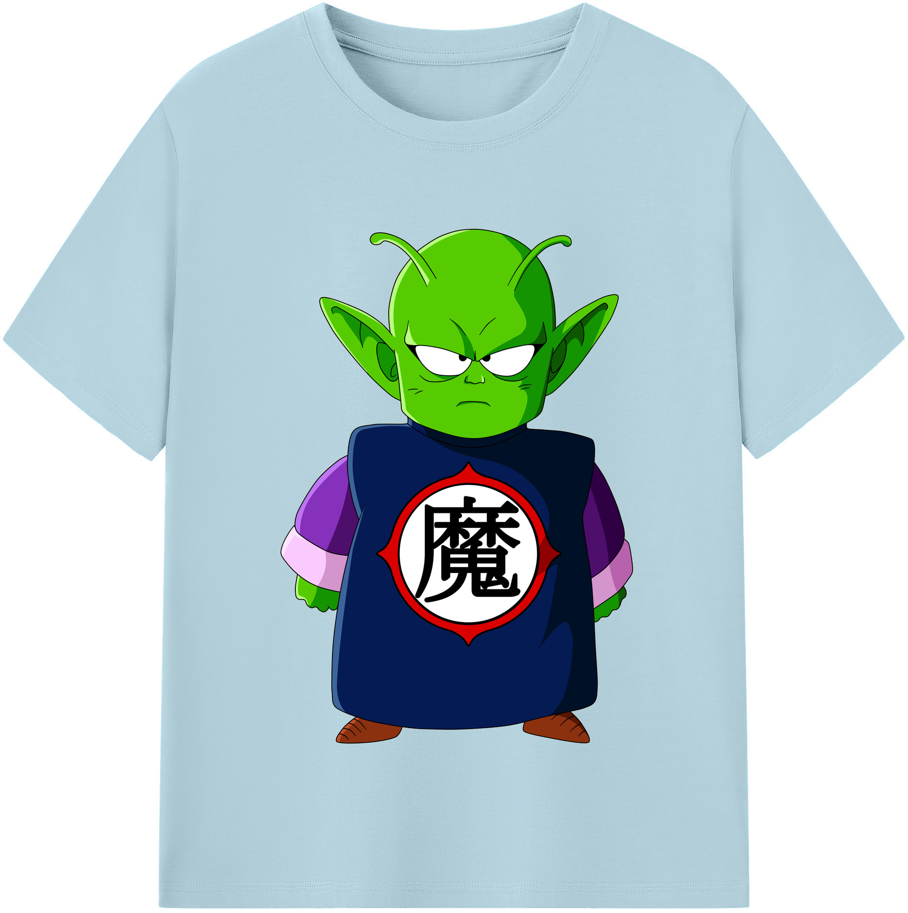 （画像用） ドラゴンボール ピッコロ DRAGON BALL Piccolo 綿100％半袖Tシャツ（フロントプリント）
